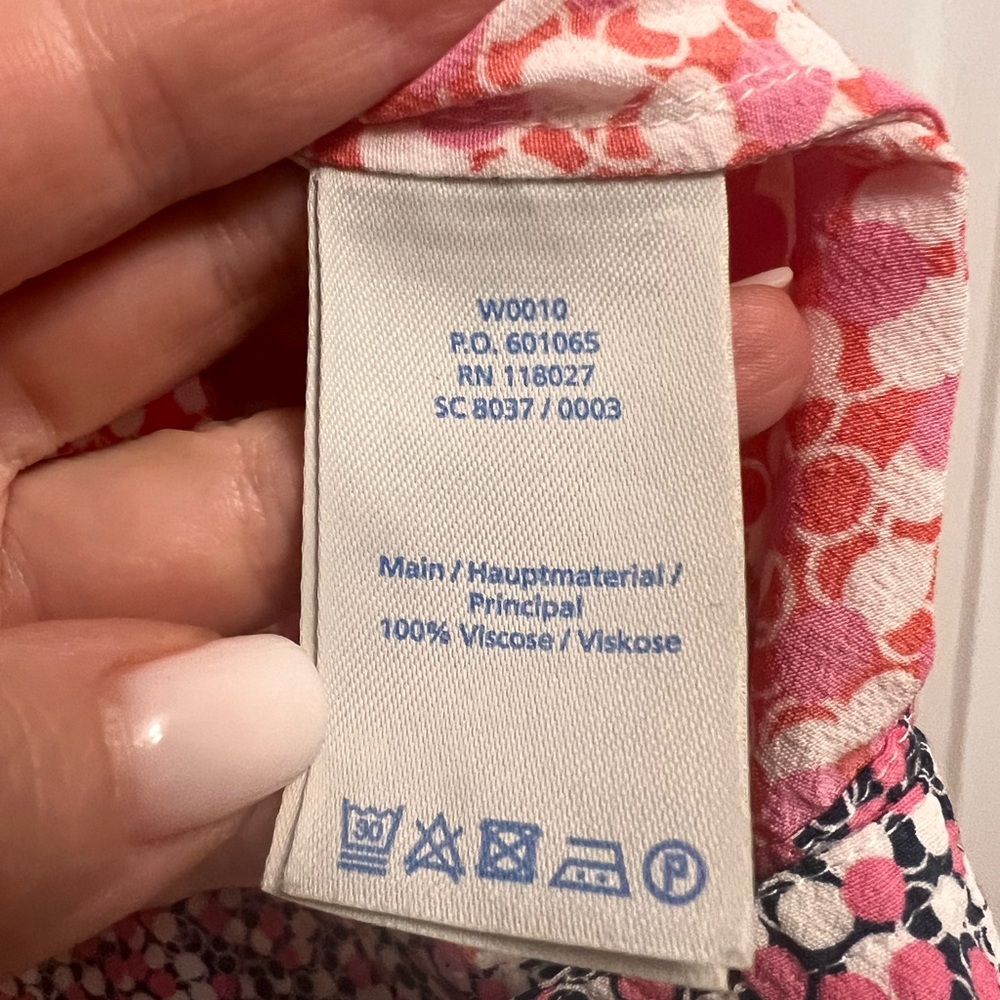 Boden Size 18 Mollie top in “Melon Crush Bloomsbury Spot” Print - Picture 13 of 14